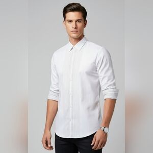 Calvin Klein Slim Fit Men's Small, Button Down, Cotton EUC